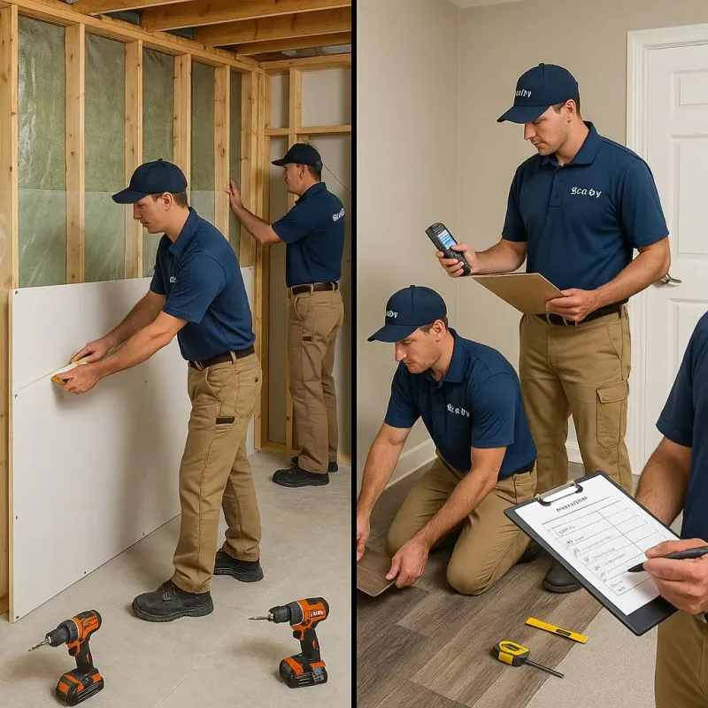 Repairs and Reconstruction process in Bradley, WV